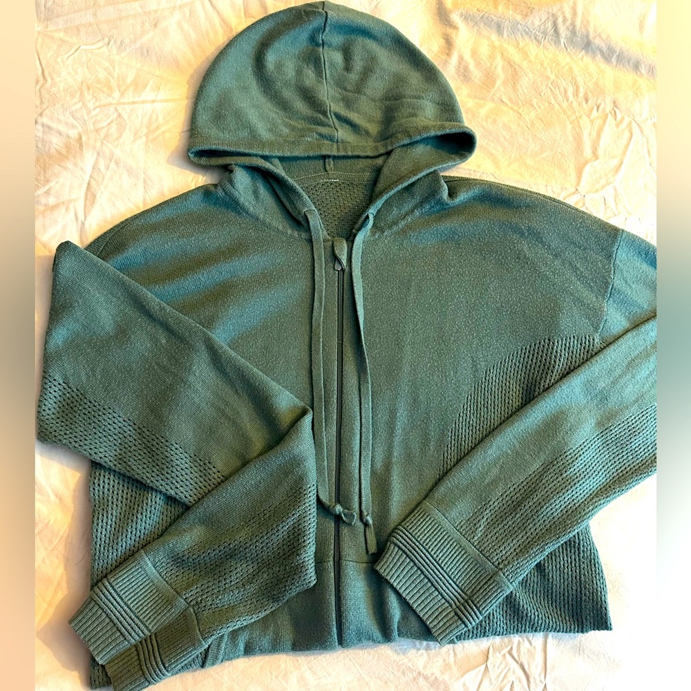 Lululemon cashmere zip up hoodie sweater